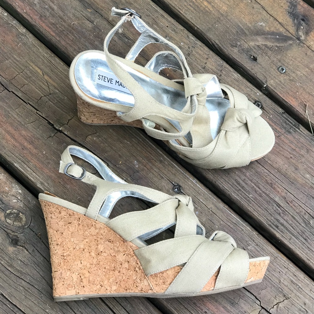 Steve Madden Fabric Wedges - image 1
